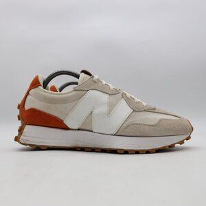 New Balance 327 Women's 11 B Men's 9.5 Ivory Brown Gum Athletic Running Sneakers
